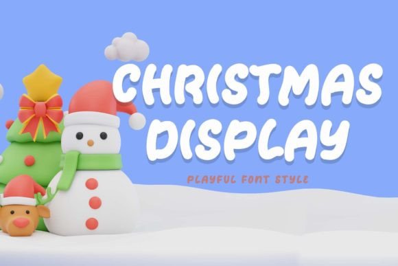 A Christmas Display Font for Brands Seeking a Warm, Consistent Look