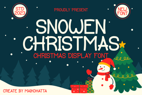 A Review of Snowen Christmas as a Seasonal Display Font