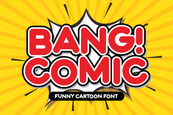Bang Comic: A Playful Display Font for Editorial Charm