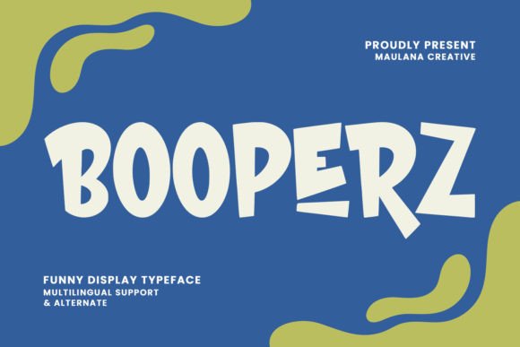 Booperz Font: A Bold Display Typeface for Modern Creators