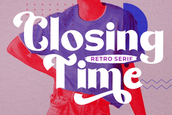 Closing Time: A Vintage Display Font for Your Digital Brand
