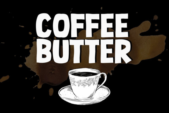Coffee Butter Font for Bold, Retro Branding