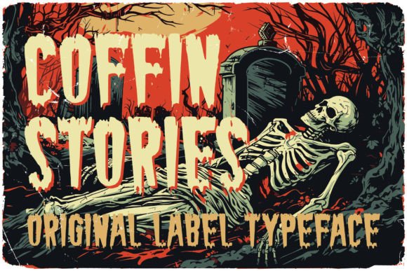 Coffin Stories: The Perfect Font for 80s Horror-Themed Campaigns