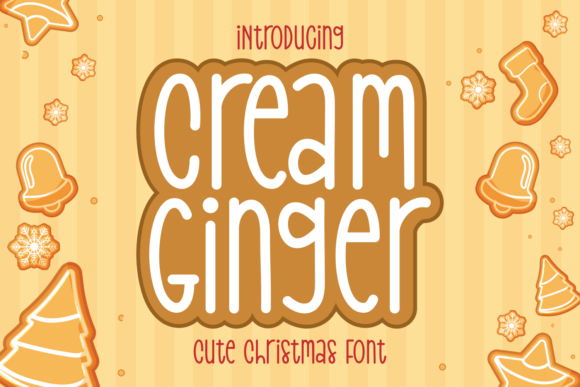 Cream Ginger Font: A Whimsical Holiday Display Typeface