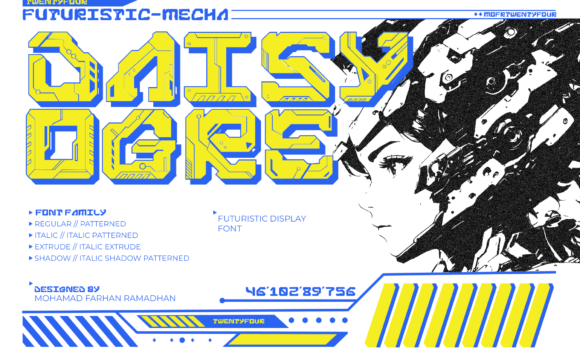 Discover the Bold and Futuristic Daisyogre Font