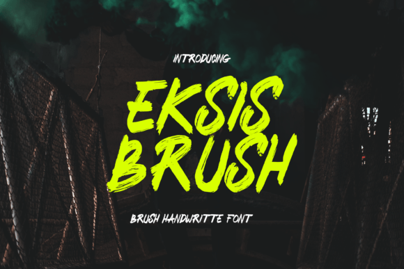 Eksis Brush: A Display Font That Elevates Digital Branding