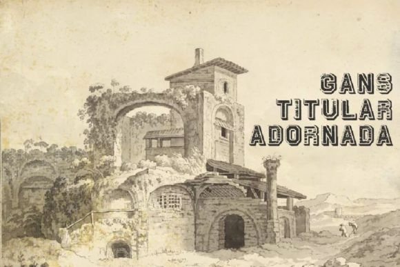 Gans Titular Adornada: A Display Font for Editorial Elegance