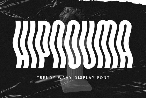 Hipnouma: A Psychedelic-Brutalist Display Font for Distinctive Branding