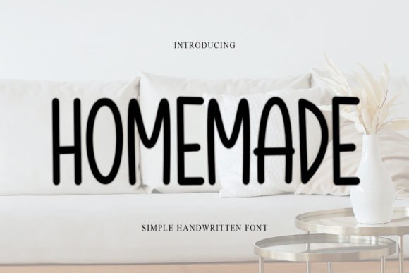 Homemade: A Distinct and Timeless Display Font for Digital Design