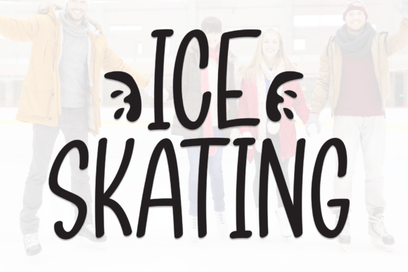 Ice Skating: A Digital-Friendly Handwritten Display Font