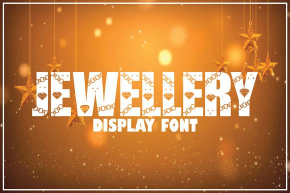 Jewellery: A Bold, Playful Display Font for Creative Projects