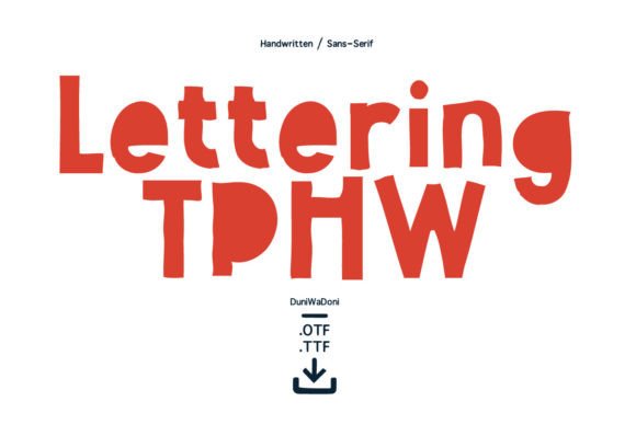 Lettering Tphw: A Standout Display Font for Scroll-Stopping Marketing