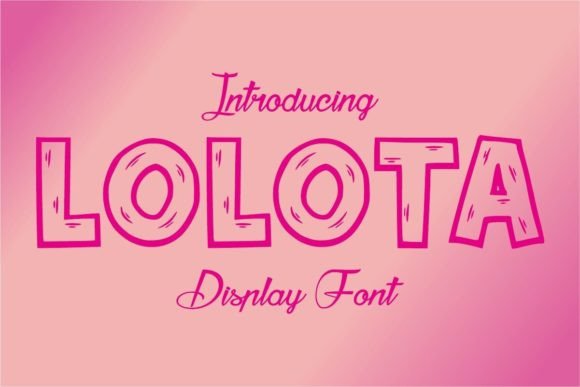 Lolota Font: A Bold & Fun Display Typeface for Creative Projects