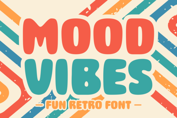 Mood Vibes Display Font for Cheerful Campaign Typography