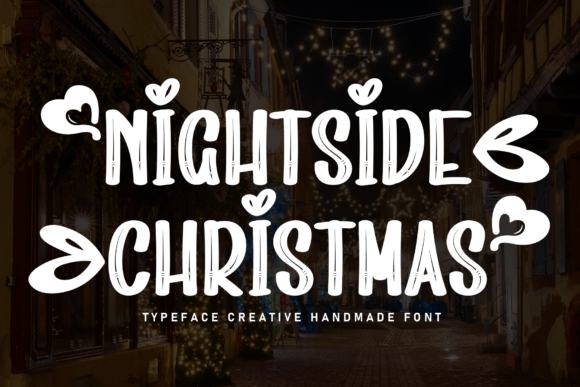 Nightside Christmas Font for Festive Branding
