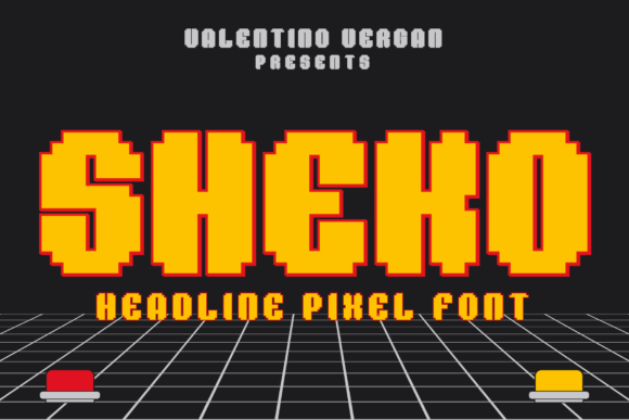 Sheko Pixel Font for Bold Retro Headlines