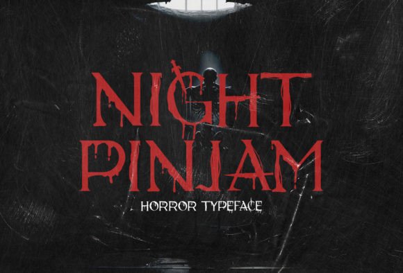 The Night Pinjam Font: A Display Typeface for Editorial Elegance