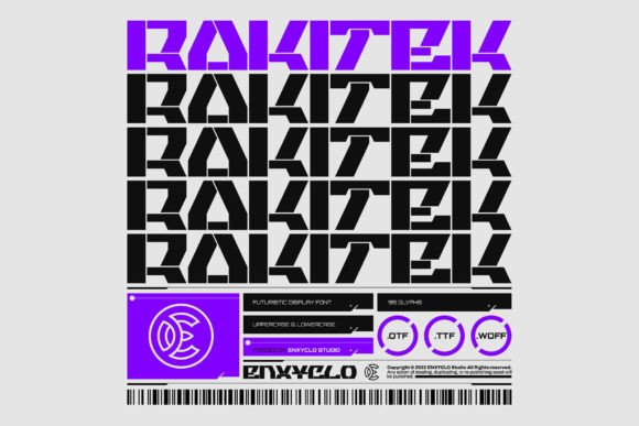 The Rakitek Font for Polished Business Branding