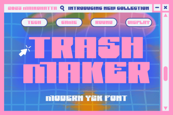 Trash Maker Font: A Display Typeface Built for Modern Campaigns