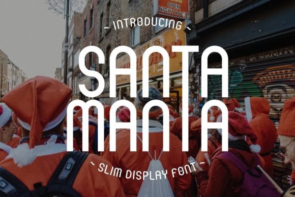 Unwrap the Magic with Santa Manta Font
