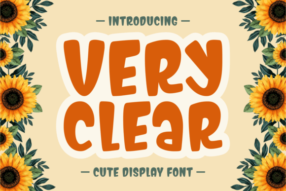 Very Clear: A Bold, Playful Display Font Worth Downloading