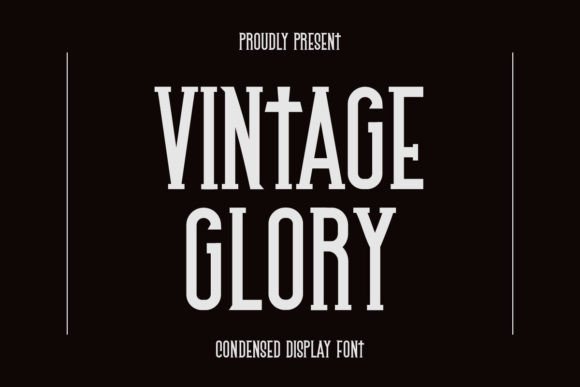 Vintage Glory: A Cool Modern Display Font for Editorial Impact